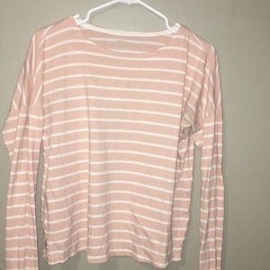 Blush Pink striped shirt